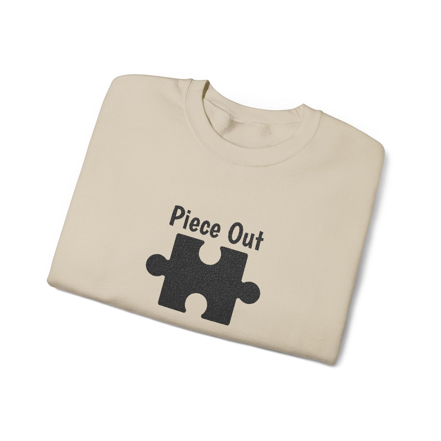 Piece Out Embroidered Sweatshirt | Puzzle Couples Hoodie | Matching Anniversary Gift | His & Hers Couple's Outfit