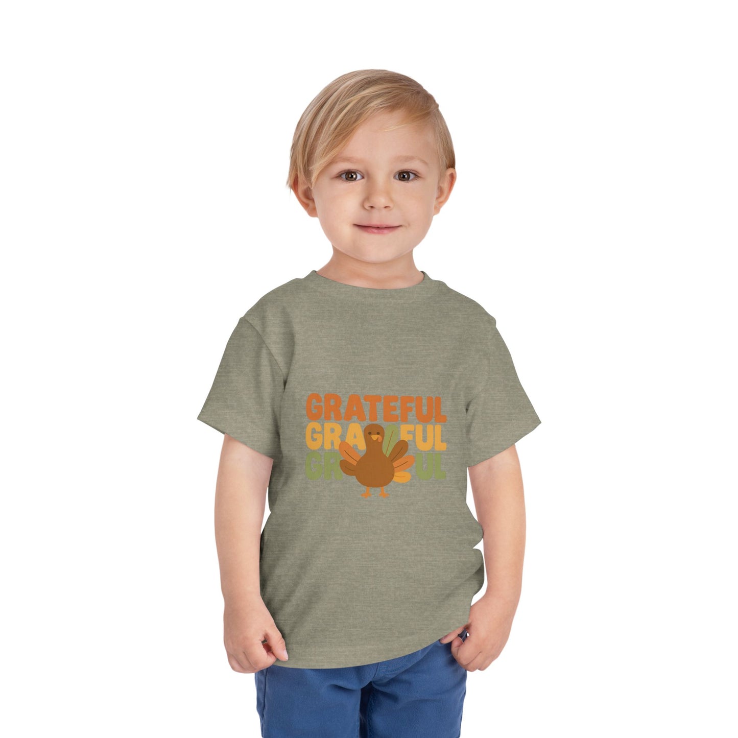 Kids GRATEFUL Thanksgiving T Shirt Cute Turkey Retro Fall Outfit Toddler Youth Holiday Tee Autumn Family Matching Clothes