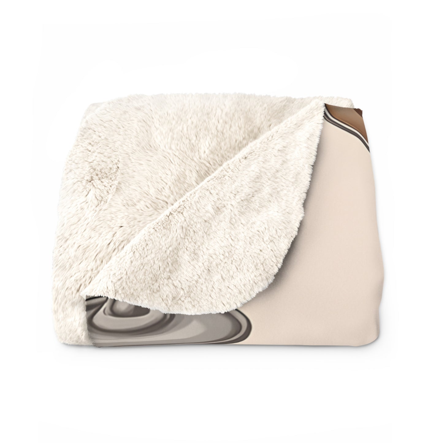 Cozy Sherpa Fleece Blanket with Cocktail & Chocolate Print Soft Throw for Living Room, Bar Lounge, or Gift 2 Sizes