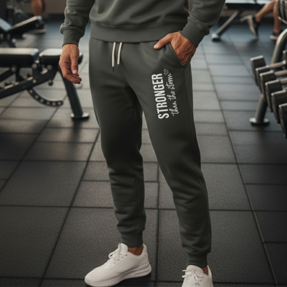Stronger Than The Storm Sweatpants- Unisex