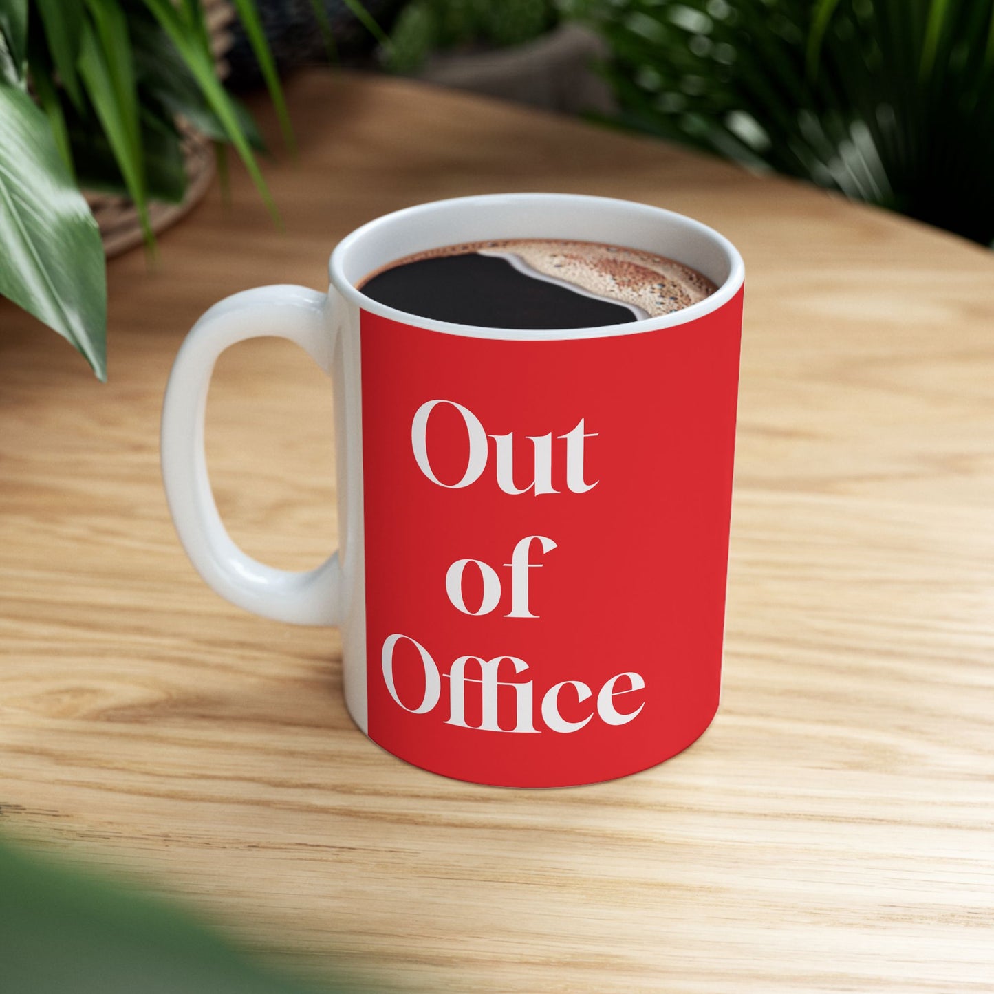 Double-Sided Funny Mug | Out of Office / Please Hesitate to Call Me | Work-Life Balance Gift | 11oz & 15oz