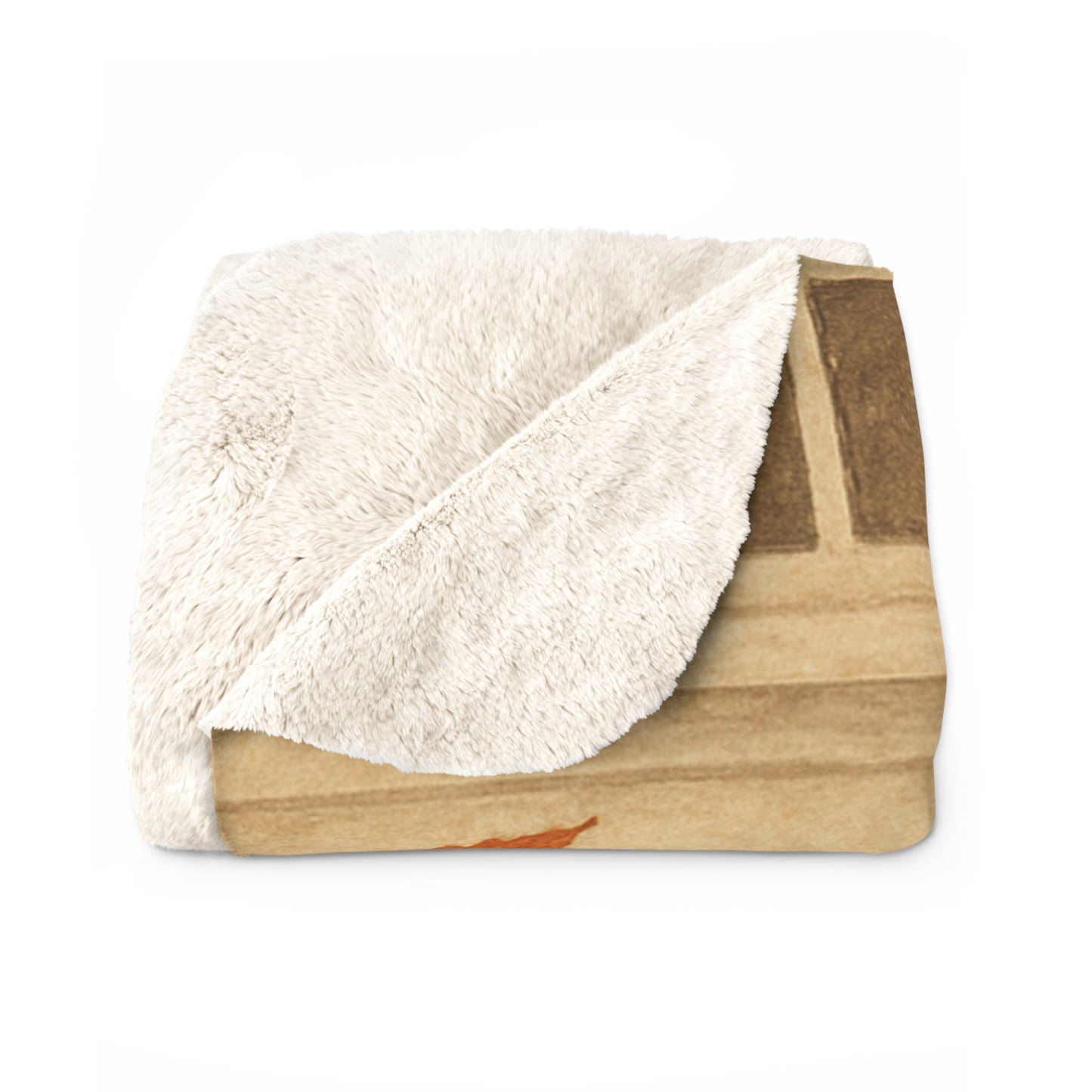 Personalized Fall Blanket Gather & Give Thanks Sherpa Fleece Custom Name Autumn Throw in 2 Sizes