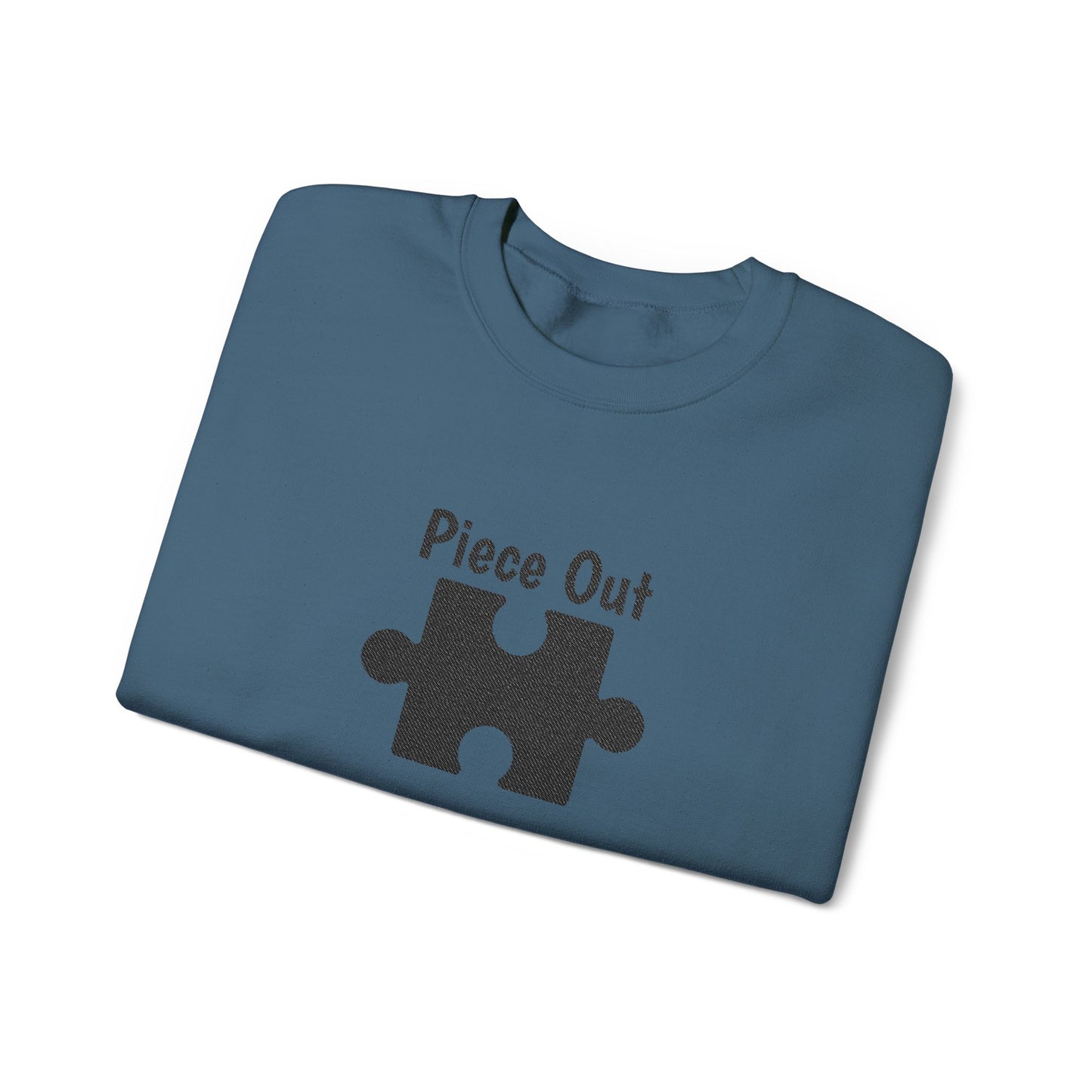 Piece Out Embroidered Sweatshirt | Puzzle Couples Hoodie | Matching Anniversary Gift | His & Hers Couple's Outfit