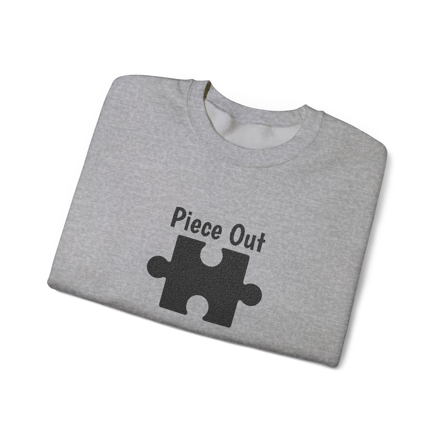 Piece Out Embroidered Sweatshirt | Puzzle Couples Hoodie | Matching Anniversary Gift | His & Hers Couple's Outfit