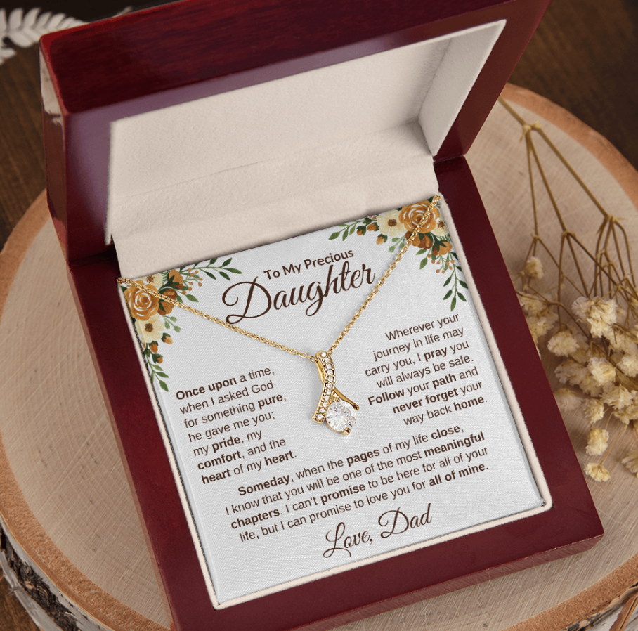 Alluring Beauty Necklace Meaningful Gift For Daughter
