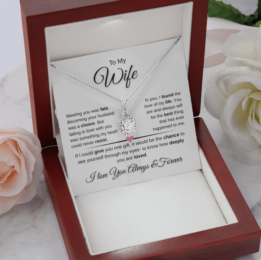 To My Wife Eternal Hope Love Necklace (22)
