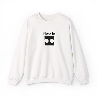 Piece In Embroidered Sweatshirt | Couples Puzzle Crewneck | Matching His & Hers Anniversary Gift | Cozy Unisex Hoodie