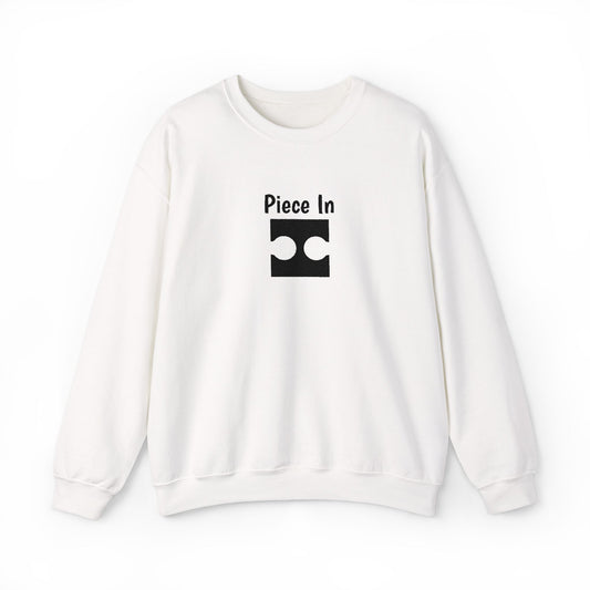 Piece In Embroidered Sweatshirt | Couples Puzzle Crewneck | Matching His & Hers Anniversary Gift | Cozy Unisex Hoodie