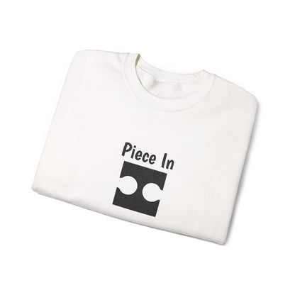 Piece In Embroidered Sweatshirt | Couples Puzzle Crewneck | Matching His & Hers Anniversary Gift | Cozy Unisex Hoodie