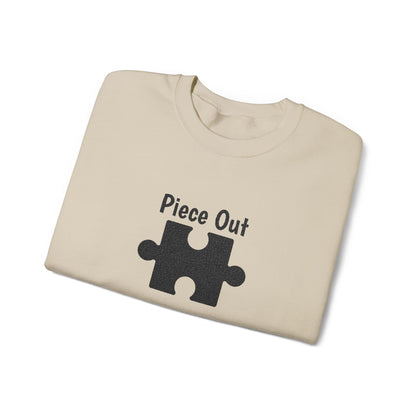 Piece Out Embroidered Sweatshirt | Puzzle Couples Hoodie | Matching Anniversary Gift | His & Hers Couple's Outfit