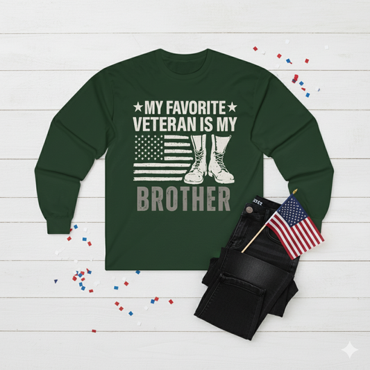 My Favorite Veteran Is My Brother | Gift of Pride & Honor