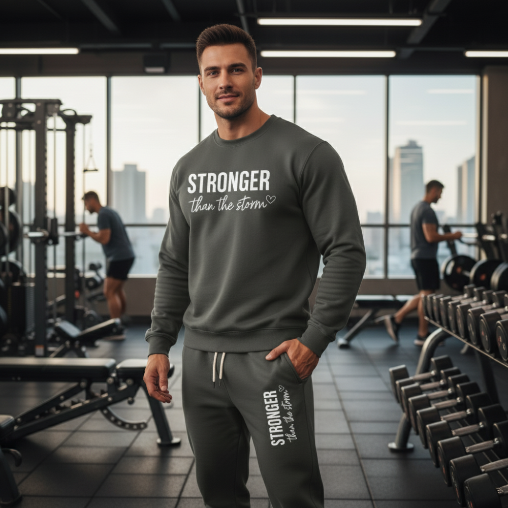 Stronger Than The Storm Sweatpants- Unisex