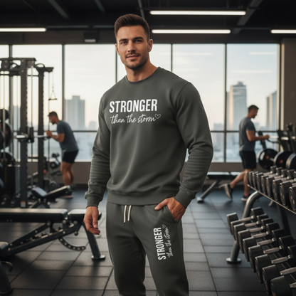 Stronger Than The Storm Sweatpants- Unisex