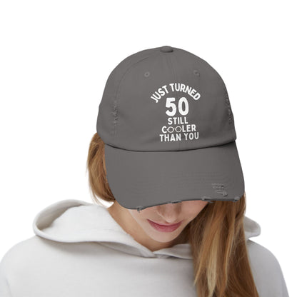 Funny Birthday Hat Personalized Age Gift Still Cooler Than You Retro Design