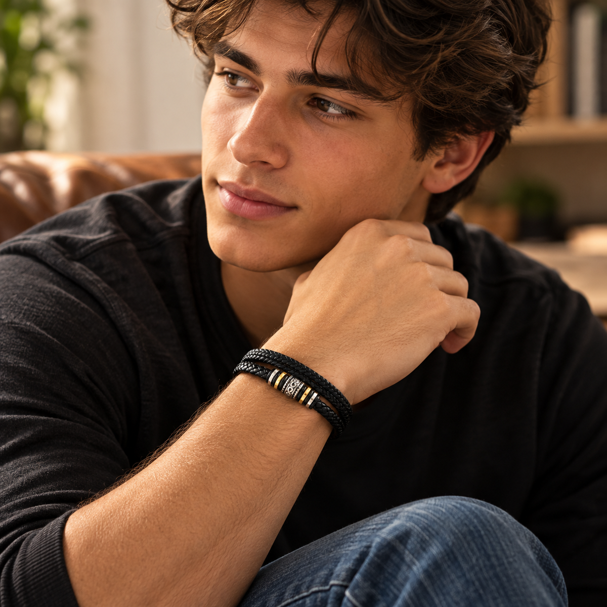 To My Grandson Bracelet from Grandma | Love You Forever Gift