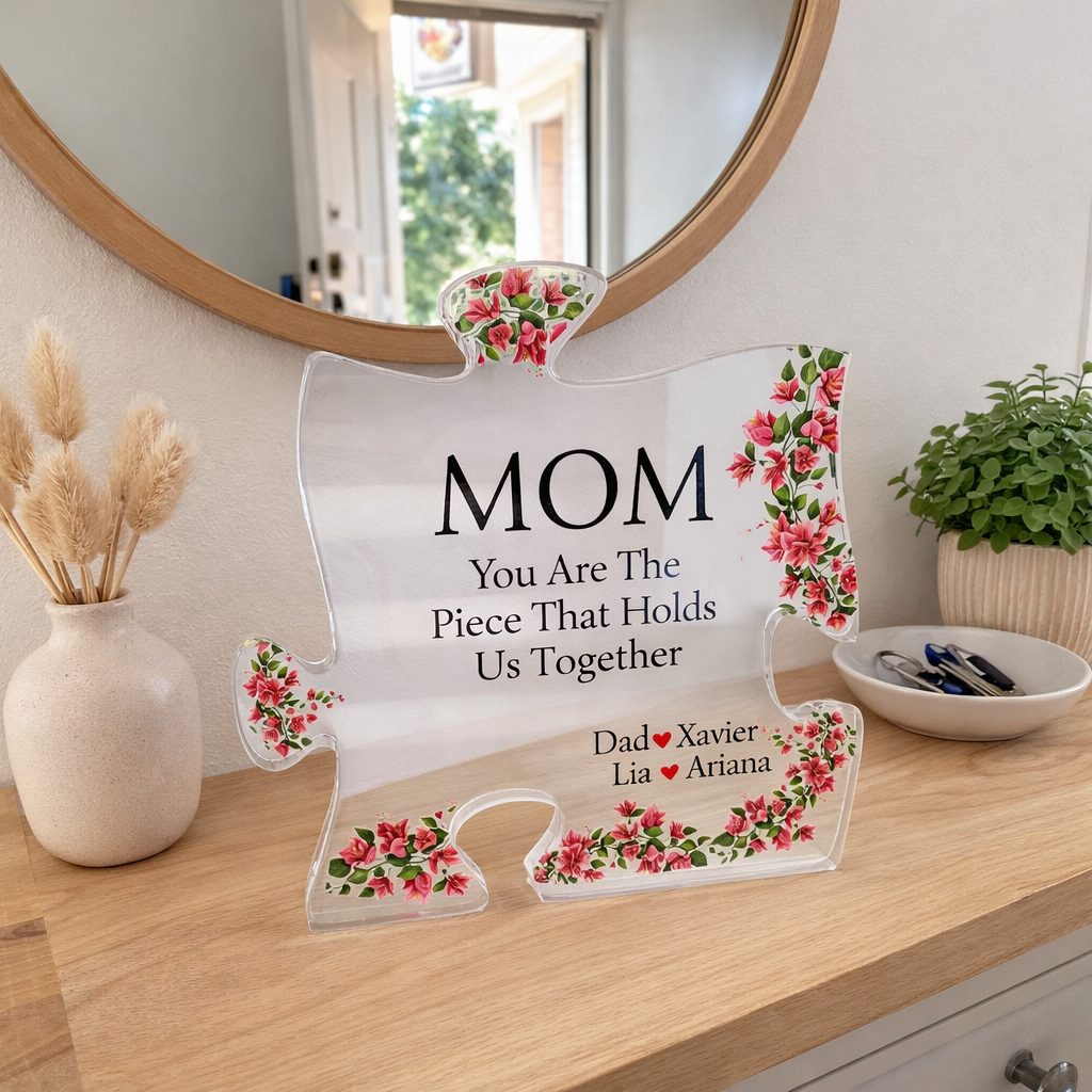 Personalized Mom Puzzle Acrylic Family Gift
