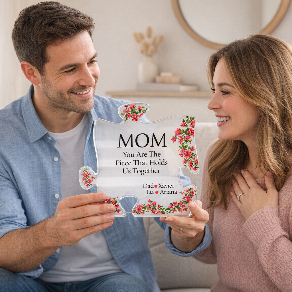 Personalized Mom Puzzle Acrylic Family Gift