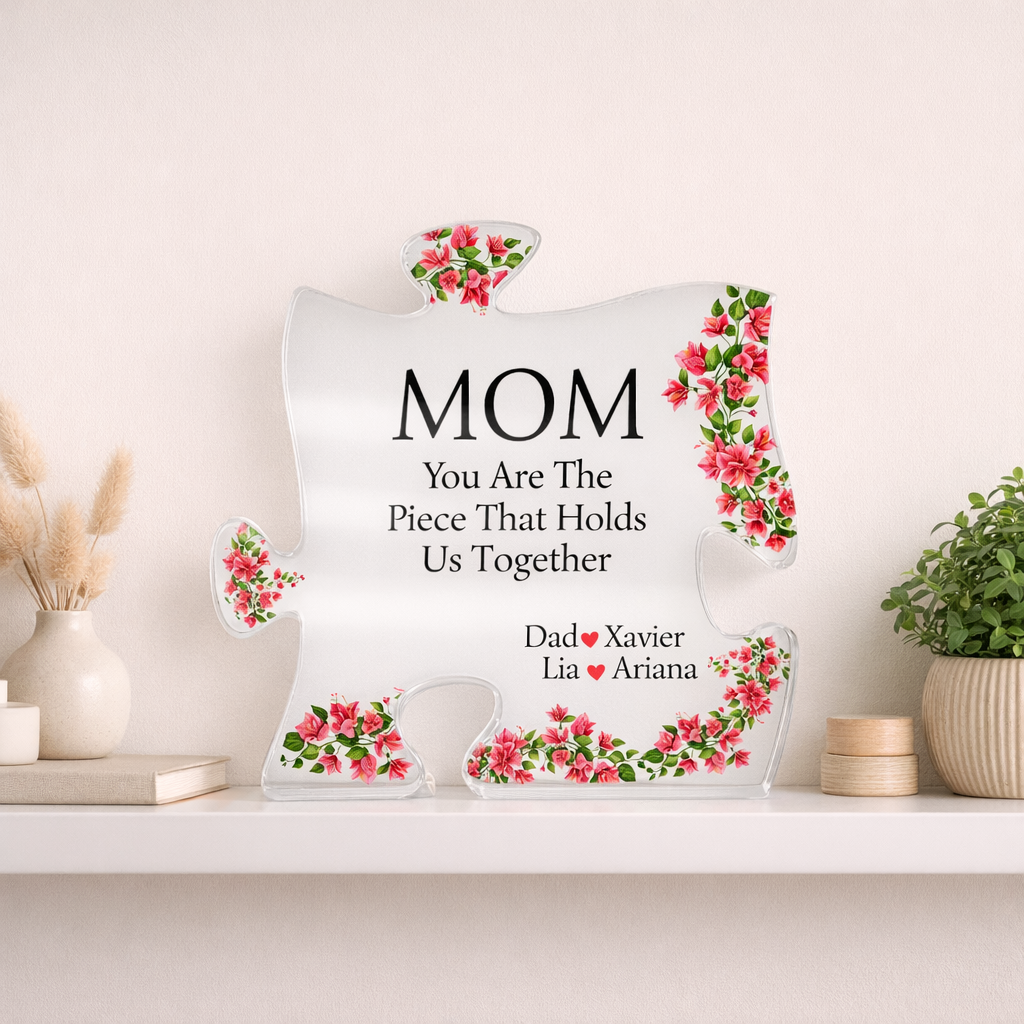 Personalized Mom Puzzle Acrylic Family Gift