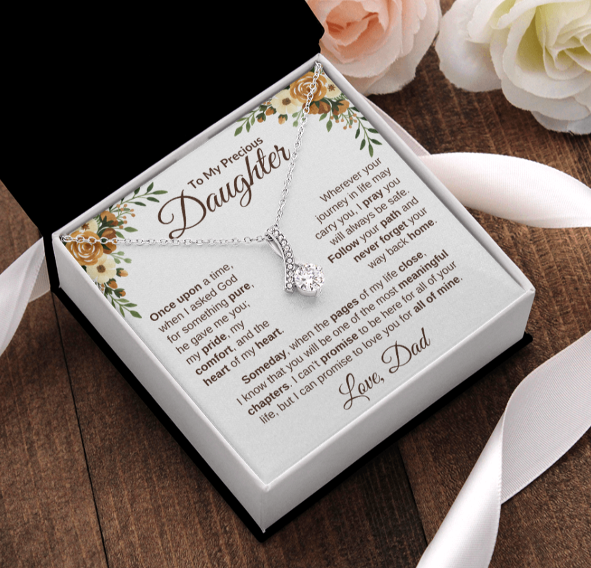 Alluring Beauty Necklace Meaningful Gift For Daughter