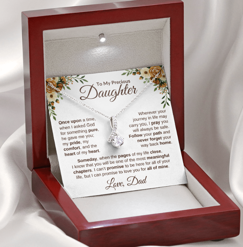 Alluring Beauty Necklace Meaningful Gift For Daughter