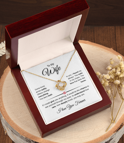 Forever Love Necklace Celebrating Marriage And Home