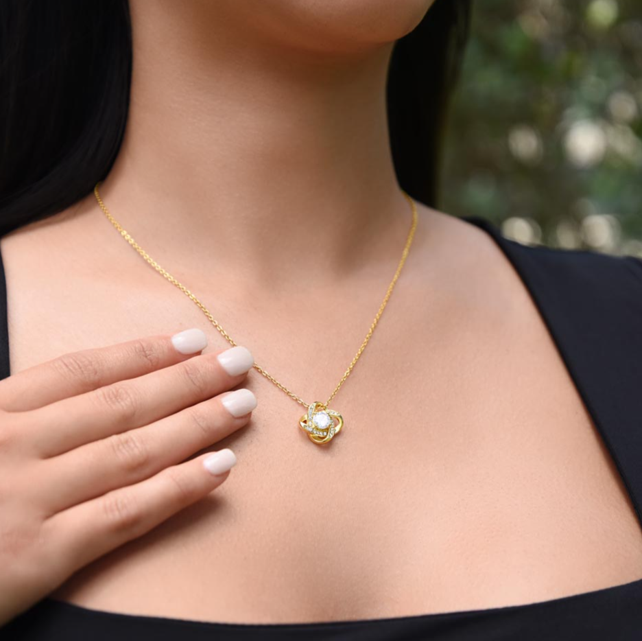 Unbreakable Love Knot Necklace Gift For My Wife