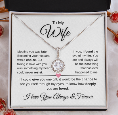 To My Wife Eternal Hope Love Necklace (22)