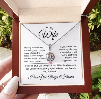 To My Wife Eternal Hope Love Necklace (22)