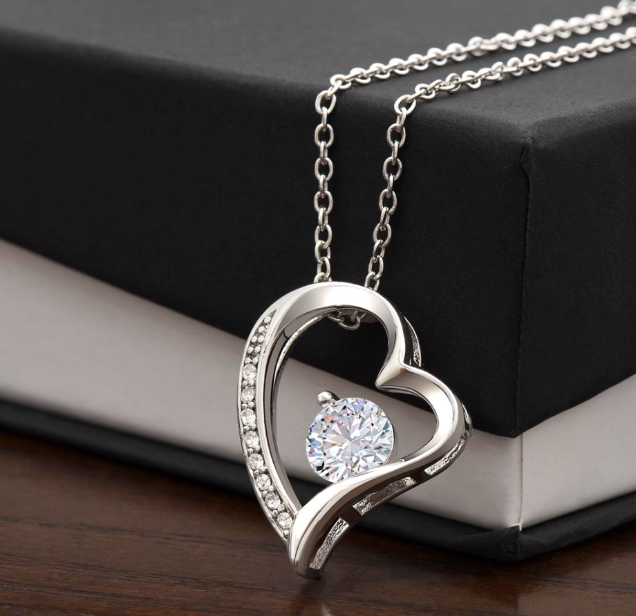 To My Wife Forever Love Heart Necklace (23)