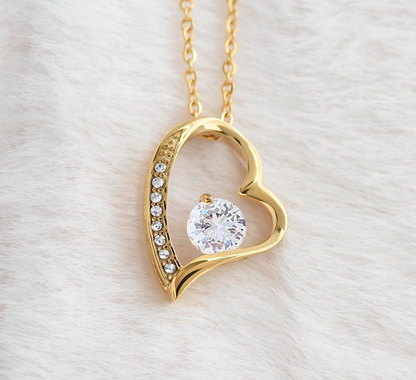 To My Wife Forever Love Heart Necklace (23)
