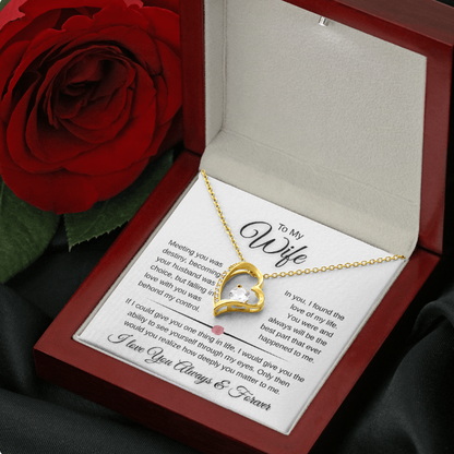 Sparkling Forever Love Necklace Romantic Wife Gift (26)