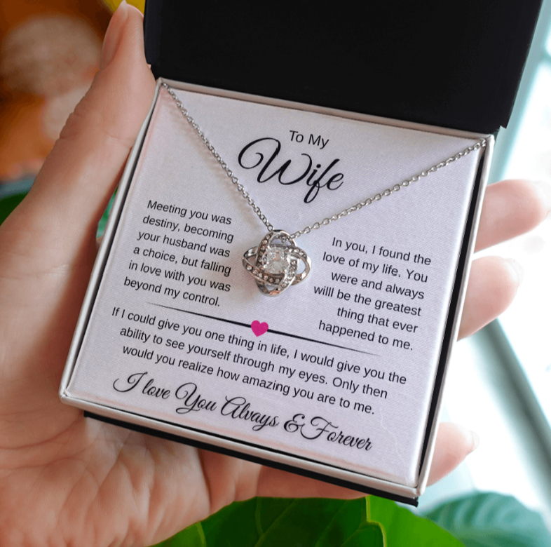 Unbreakable Love Knot Necklace For My Wife (27)