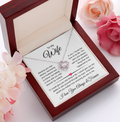 Unbreakable Love Knot Necklace For My Wife (27)