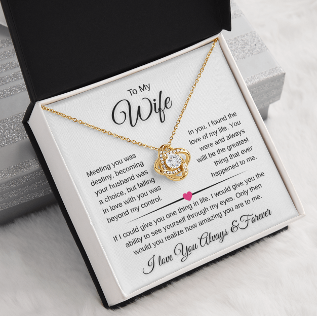 Unbreakable Love Knot Necklace For My Wife (27)