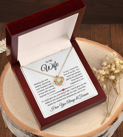 Unbreakable Love Knot Necklace For My Wife (27)