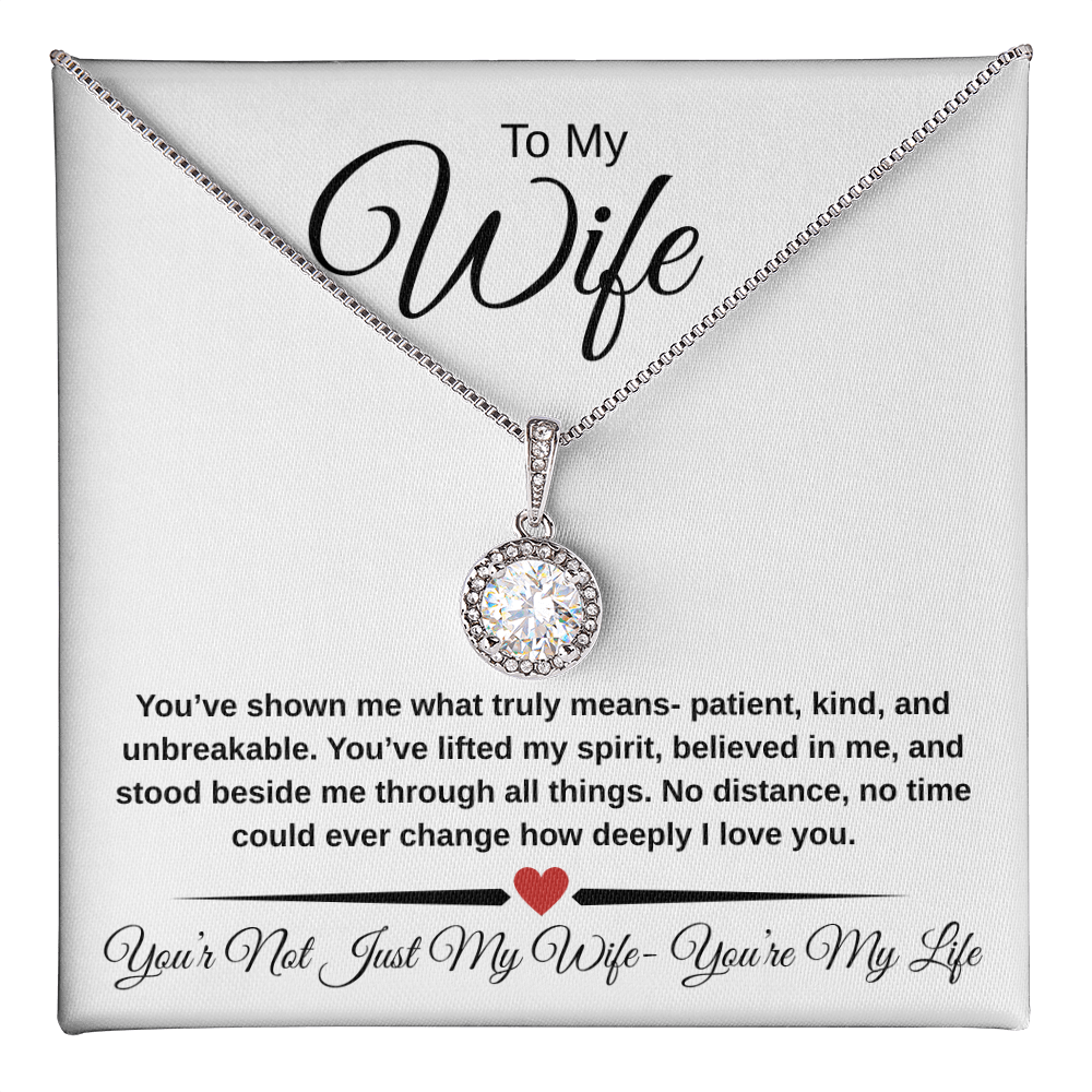 Eternal Hope Necklace – To My Wife | Romantic Gift for Anniversary, Birthday, or Just Because