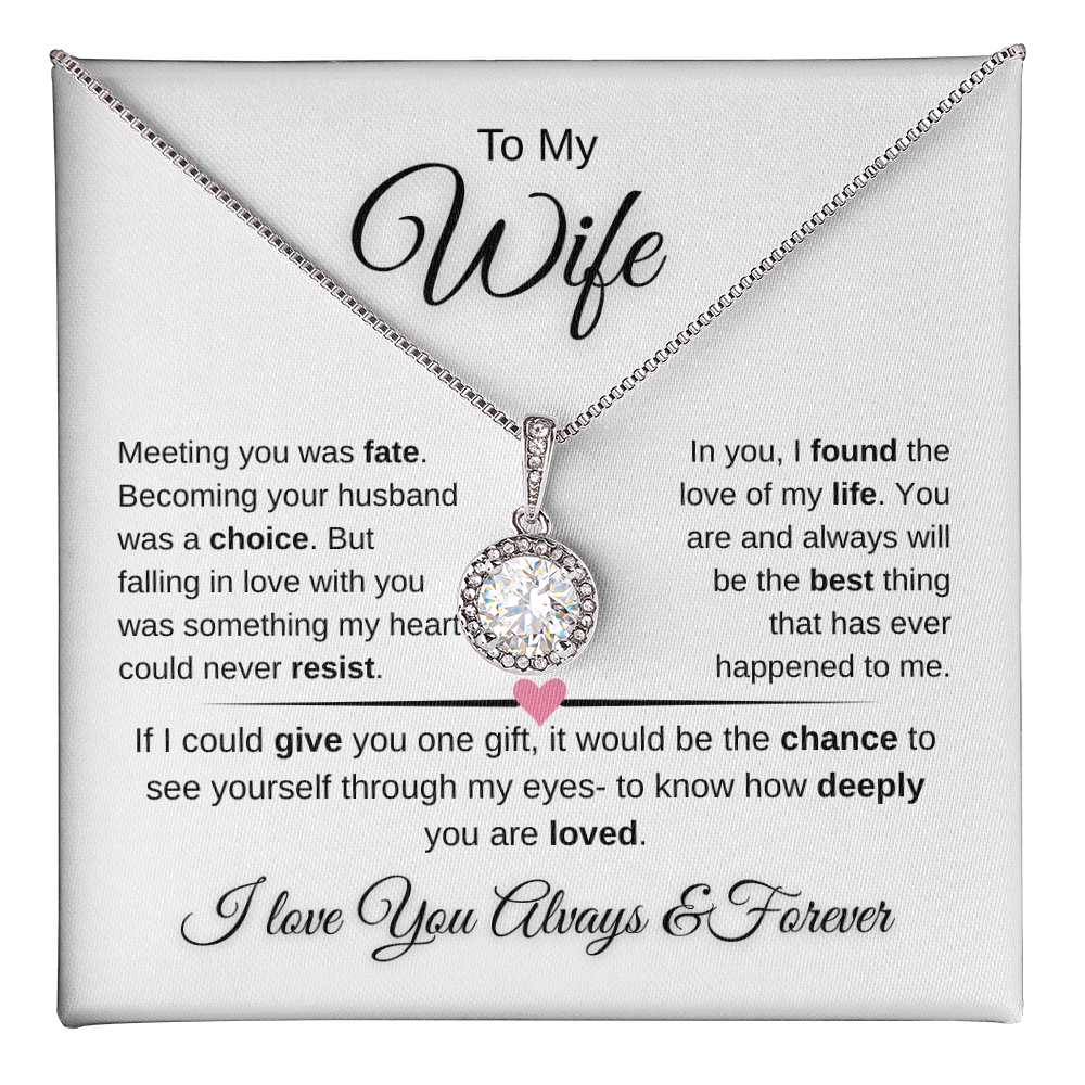 To My Wife Eternal Hope Love Necklace (22)