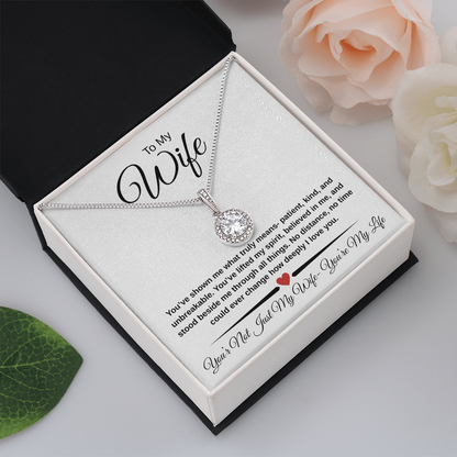 Eternal Hope Necklace – To My Wife | Romantic Gift for Anniversary, Birthday, or Just Because
