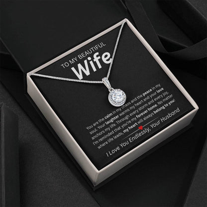 To My Beautiful Wife – Eternal Hope Necklace Gift from Husband | Heartfelt Love Message