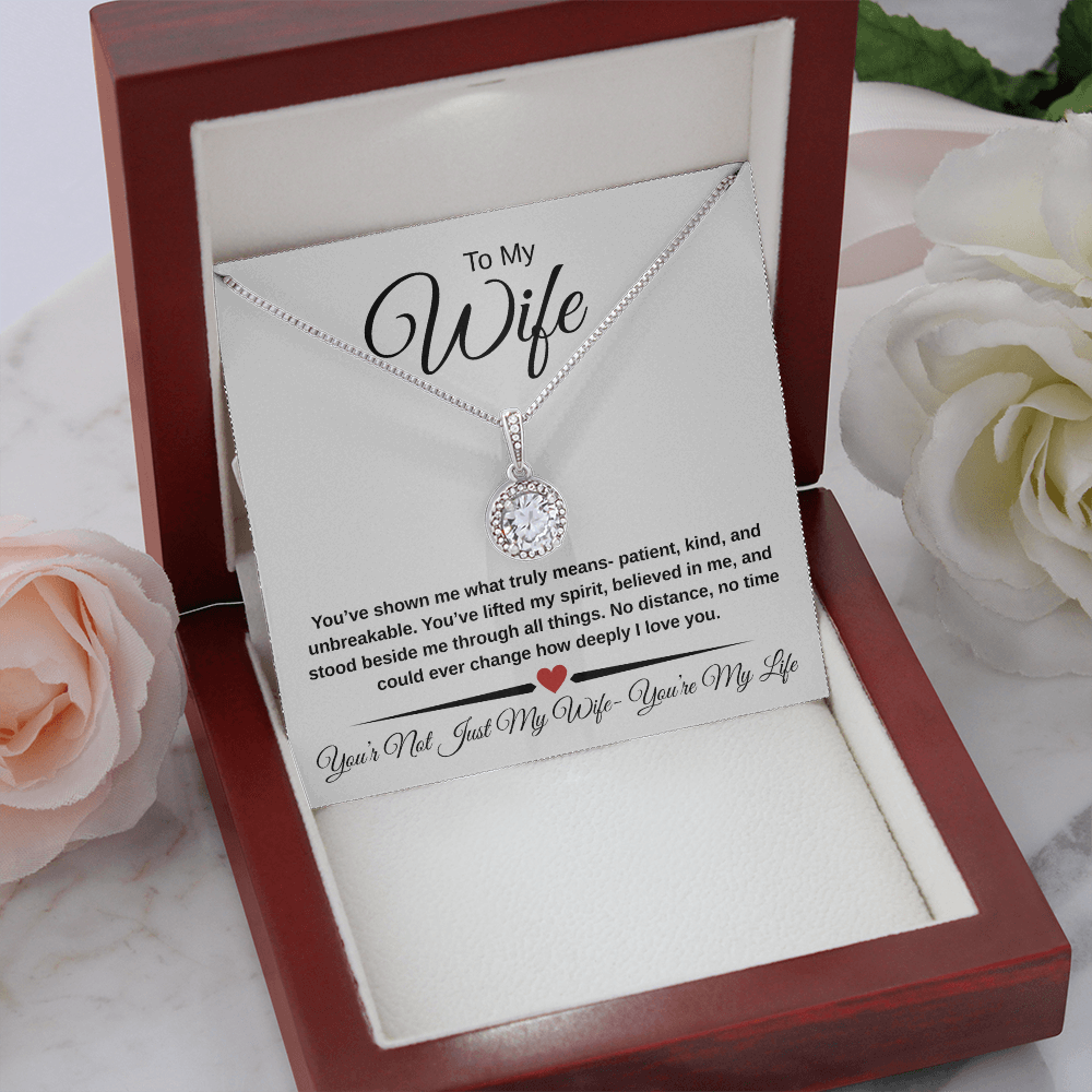Eternal Hope Necklace – To My Wife | Romantic Gift for Anniversary, Birthday, or Just Because