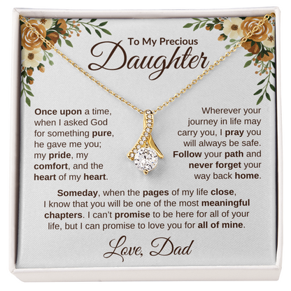 Alluring Beauty Necklace Meaningful Gift For Daughter