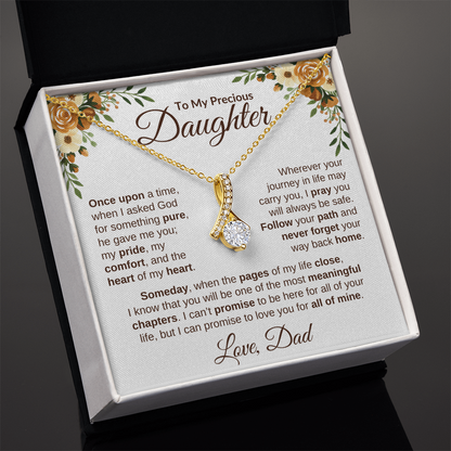 Alluring Beauty Necklace Meaningful Gift For Daughter