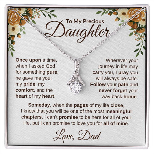 Alluring Beauty Necklace Meaningful Gift For Daughter