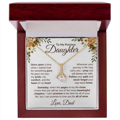Alluring Beauty Necklace Meaningful Gift For Daughter