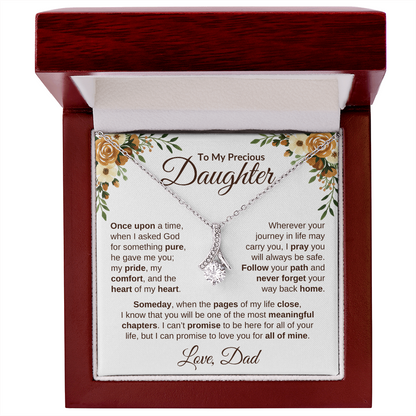 Alluring Beauty Necklace Meaningful Gift For Daughter