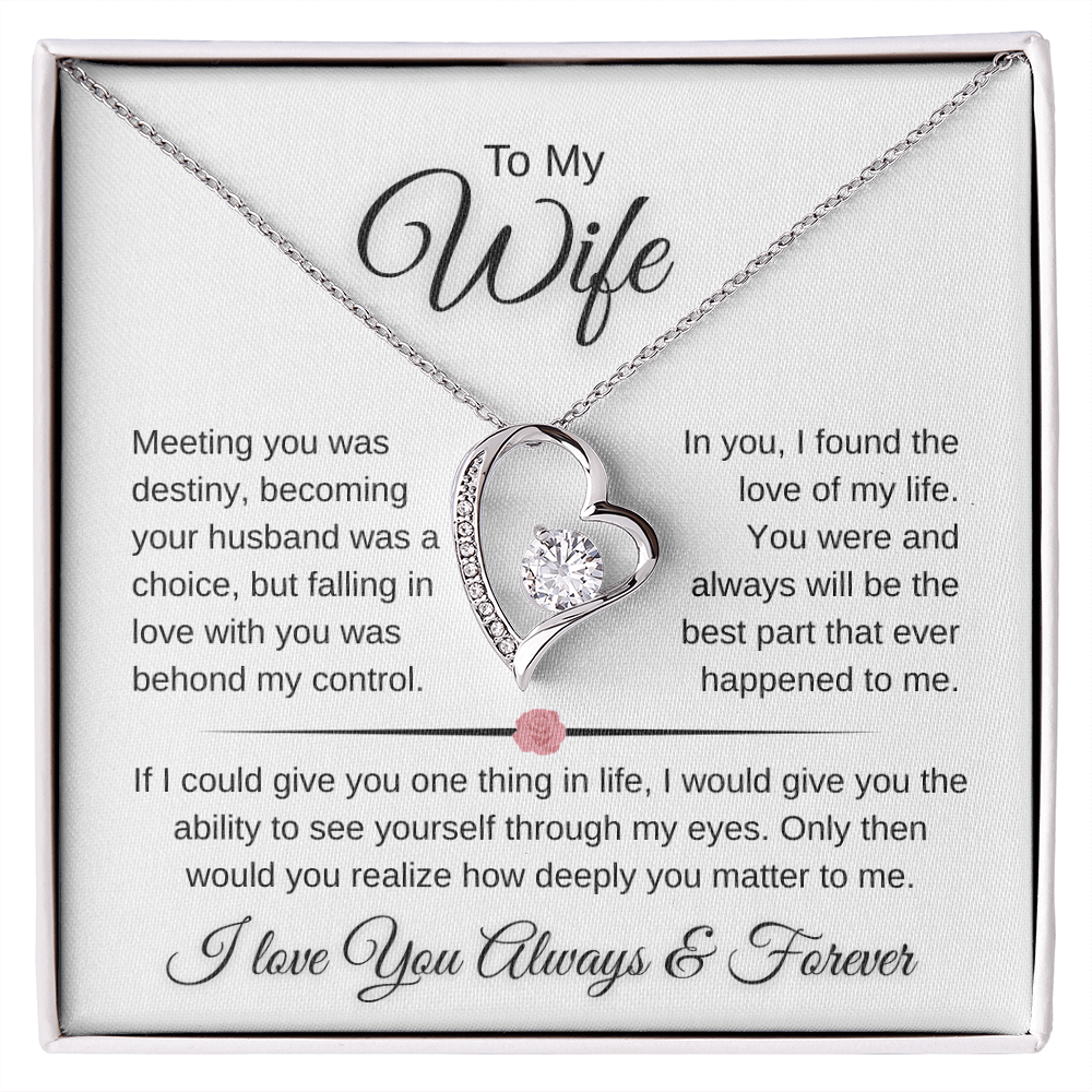 Sparkling Forever Love Necklace Romantic Wife Gift (26)
